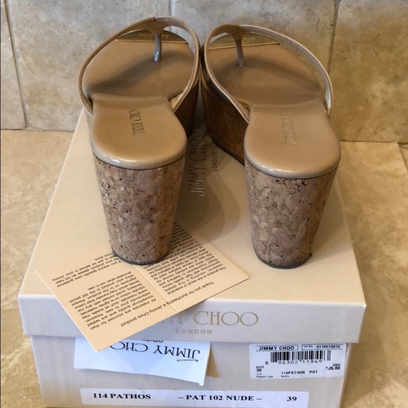 Jimmy Choo Pathos in Patent Nude - Picture 3 of 5